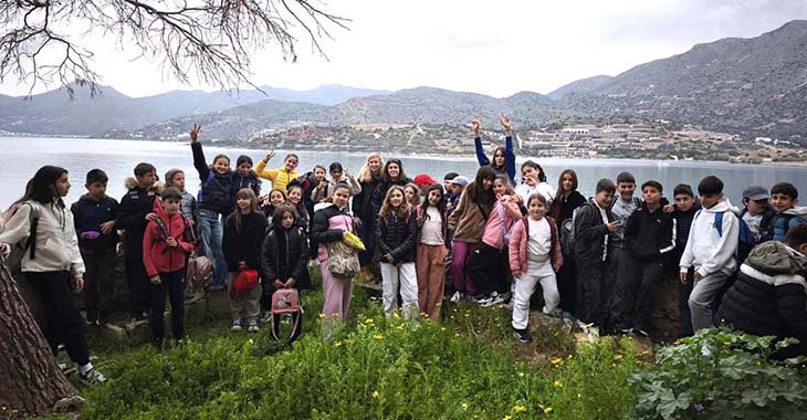 Κυπριακή αποστολή μαθητών Δημοτικού Ξυλοφάγου Α΄ στο 2ο Δημοτικό Αγίου Νικολάου Κρήτης Image